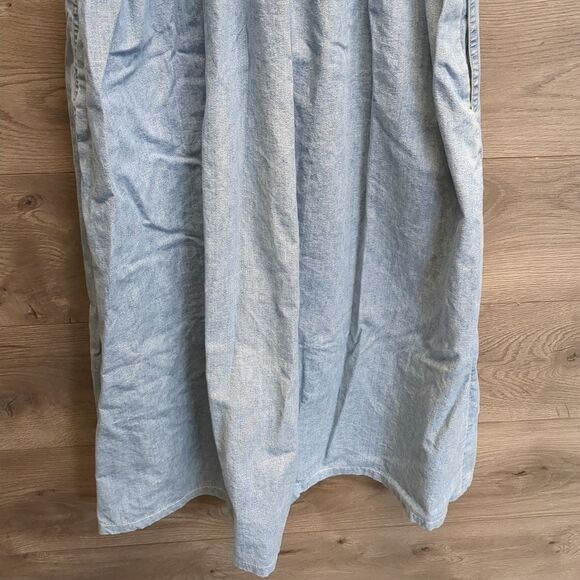Vintage Guess Sleeveless Denim Button Up Dress Women's 4/5 - Picture 10 of 10